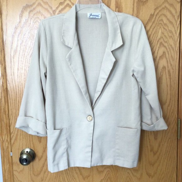 Joanna Jackets & Blazers - Joanna - Tan light weight jacket
